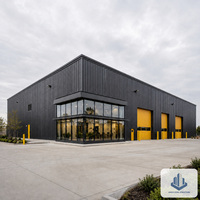 Entrepôt préfabriqué en structure métallique, bâtiment métallique, hangar industriel