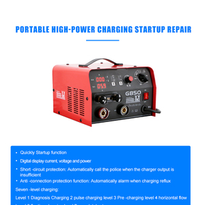 FUNISI digital jump start <span class=keywords><strong>automatico</strong></span> intelligente 850A 220v portatile avviamento rapido caricabatteria per auto elettriche - Product Image 3