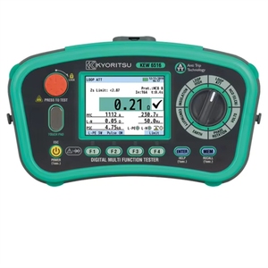 เครื่องทดสอบมัลติฟังก์ชั่น KEW 6516 สำหรับทดสอบ RCD ความต้านทานวงจร 0-1000V ความแม่นยำ 1 ระดับ รับประกัน 1 ปี มาตรฐาน IP65 - Product Image 1