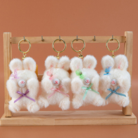 Gantungan Kunci Boneka Plush Lucu Berkualitas Tinggi Super Lembut dengan Bentuk 3D dan Bahan Ramah Kulit Grosir Pabrik