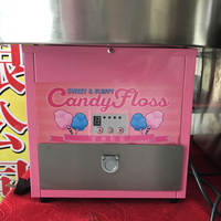 Wholesale Electric Cotton Candy Floss Machine with Cart/Trolley Price