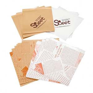 15*16cm Snack Oil-Proof <b>Paper</b> Bag Disposable Food <b>Paper</b> Bag for Fried Food French Fries Bag - Product Image 6