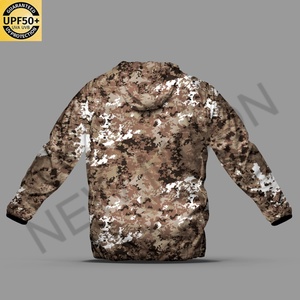 Custom Logo Casual Outdoor Lightweight Windproof Jacket Wholesale Elastic Cuffs Contrast Color Sun Protection <b>Camouflage</b> Jacket - Product Image 6