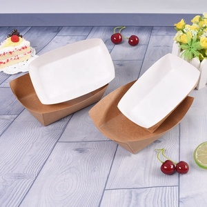 kraft papas fritas caja de papel de alimentos de papel al por mayor papas fritas caja para crepé <span class=keywords><strong>comida</strong></span> - Product Image 5