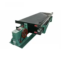 Table vibrante 6s avec moteur 1,1 kW, engrenage et roulement pour mines d'antimoine, d'or et de cuivre, nouvelle capacité de 1 à 30 t/h
