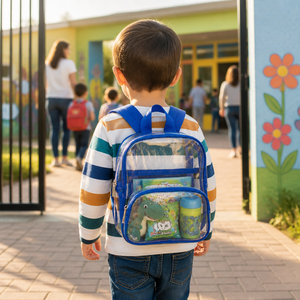 <span class=keywords><strong>Mochila</strong></span> <span class=keywords><strong>Transparente</strong></span> para Niños, PVC, <span class=keywords><strong>Preescolar</strong></span>, Jardín de Infancia, Impermeable, Pequeña, Aprobada para Estadios - Product Image 1