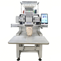 Nouvelle machine à broder informatisée Gensen entièrement automatique haute précision à 12/15 aiguilles, tête unique, engrenage à roulement 1200 tr/min, garantie 2 ans