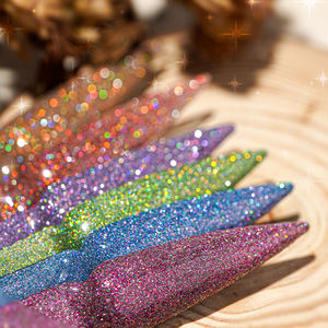 Esmalte <span class=keywords><strong>de</strong></span> Uñas en Gel con Brillo Disco <span class=keywords><strong>de</strong></span> 20 Colores, Textura Suave y Cremosa con Brillante Purpurina Estelar, Excelente Cobertura - Product Image 5