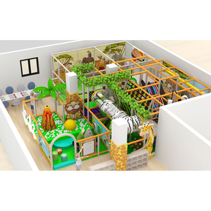 Petit <span class=keywords><strong>parc</strong></span> d'attractions commercial pour la maison, <span class=keywords><strong>parc</strong></span> d'attractions sur le thème de la forêt naturelle, aire de jeux souple et sécurisée à vendre - Product Image 6