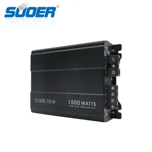 Suoer CL500.1D-H Korea Car Amplifier Max Power 1500 Watts Class D Car Amplifier 12v