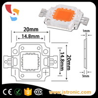 Puce LED SMD haute puissance 10W 405nm 450nm 460nm 660nm 730nm Spectre complet UV IR Diode LED COB intégrée pour éclairage de culture des plantes