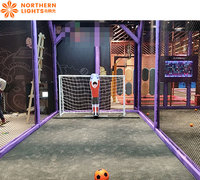Simulador de Fútbol Digital, Juego de Penales de Fútbol, Simulación de Campo de Fútbol Interior, Robot Portero de Fútbol Interior