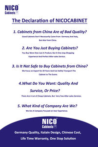 NICOCABINET Armoire de <span class=keywords><strong>cuisine</strong></span> italienne sur mesure <span class=keywords><strong>Meuble</strong></span> classique de luxe en bois massif avec <span class=keywords><strong>évier</strong></span> et dosseret Design unique - Product Image 5