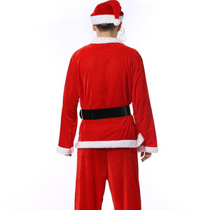 Disfraces de Papá Noel de Tela No Tejida para Adultos MaoSheng, para Hombres y Mujeres, Modernos y Tradicionales para Fiestas Navideñas, Venta al Por Mayor de Fábrica - Product Image 1