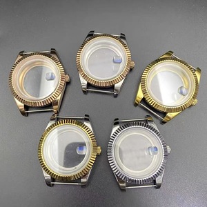 Pièces de rechange pour montre, lunette cannelée de 41 mm, boîtier de montre 8285, verre saphir, compatible avec le mouvement 8285 - Product Image 1