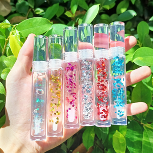 Private Label Clear Custom <span class=keywords><strong>Kids</strong></span> No Logo Lipgloss Non appiccicoso crea il tuo lucidalabbra vegano - Product Image 3