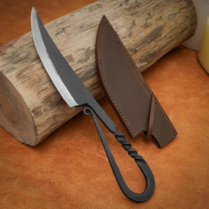 Couteau utilitaire en acier fait main de style médiéval Pak Enterprises, couteau médiéval traditionnel, best-seller, service OEM personnalisable - Product Image 2