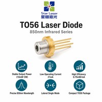 Diode laser infrarouge UOC U-LD-851061Ap 850nm 10mW TO-18 Émetteur laser IR pour équipement de capteur de numérisation 3D