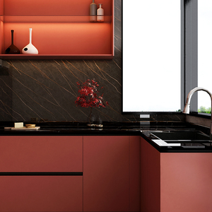 Gabinetes de <span class=keywords><strong>cocina</strong></span> de color rojo vino, encimeras de cuarzo de <span class=keywords><strong>cocina</strong></span> vintage, muebles, juegos de gabinetes de almacenamiento de <span class=keywords><strong>cocina</strong></span> portátiles de China - Product Image 5