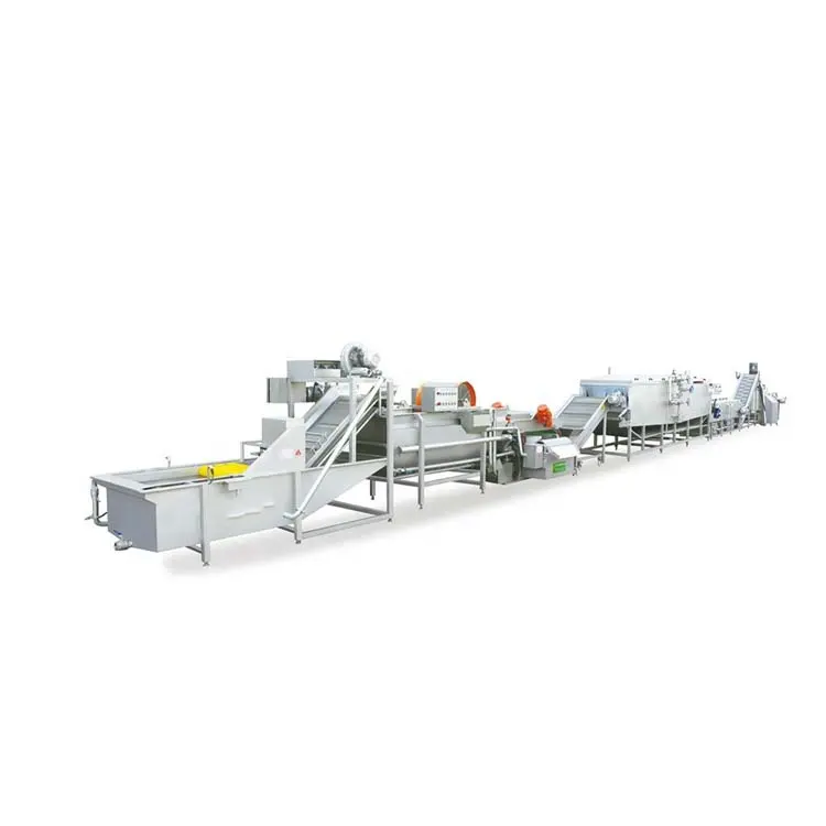 Full Automatic/Semi-automatic Stainless Steel Automatic Fried Potato Chips And Frozen French Fries Processing Line