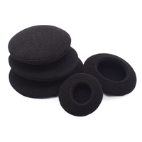 Couvre-écouteurs ronds épaissis de 3,5 cm, 4,5 cm, 5/6 cm, grands coussinets en éponge pour écouteurs supra-auriculaires