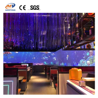 Projection murale interactive immersive Cartographie pour salle de mariage Projection interactive immersive pour restaurant