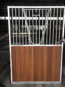 Grand <span class=keywords><strong>abri</strong></span> extérieur pour chevaux préfabriqué avec toit coulissant pour porte d'entrée, écurie économique pour chevaux - Product Image 3