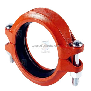 Phụ kiện ống chữa cháy cho hệ thống phun nước Phụ kiện đường ống rãnh khớp nối cứng khớp nối cơ khí <span class=keywords><strong>TEE</strong></span> dễ uốn sắt - Product Image 2