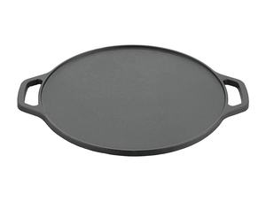 Plancha <span class=keywords><strong>de</strong></span> panel redondo presazonado <span class=keywords><strong>de</strong></span> 11,8 pulgadas, sartén para Pizza, sartén Tawa <span class=keywords><strong>de</strong></span> hierro fundido para parrilla, barbacoa, hornear - Product Image 1