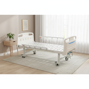 Lit d'hôpital manuel, lit d'hôpital pour soins infirmiers, lit d'hôpital réglable, lit d'hôpital à 2 manivelle, lit d'hôpital pour clinique - Product Image 2