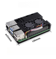 Boîtier de protection en aluminium pour Raspberry Pi 5 Modèle B Six styles différents 55*86mm Accessoire