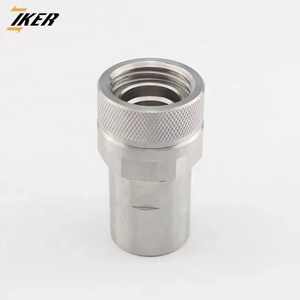 Connecteur rapide <span class=keywords><strong>hydraulique</strong></span> auto-étanche mâle-femelle 10000 PSI VVS <span class=keywords><strong>à</strong></span> <span class=keywords><strong>visser</strong></span> pour utilisation sous pression sur chargeuse sur pneus - Product Image 4