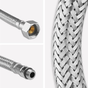 Flexibilidad <span class=keywords><strong>Manguera</strong></span> de bidé Fontanería de agua Metal flexible <span class=keywords><strong>para</strong></span> máquina de calentador de agua <span class=keywords><strong>Manguera</strong></span> flexible <span class=keywords><strong>para</strong></span> <span class=keywords><strong>Wc</strong></span> - Product Image 6