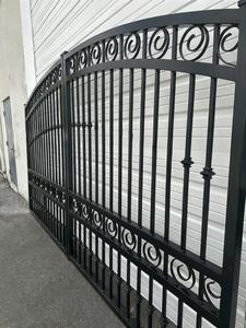 Güvenlik ve Şıklık için Dikey Dökme Metal Dolgulu Kemerli Alüminyum Giriş Kapıları - Product Image 3