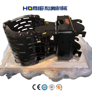 Pinza Selectora Hemei con Adaptador CW10, Acoplador Hidráulico Rotatorio para Demolición y Clasificación para Excavadora - Product Image 3