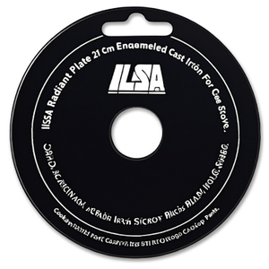 Plaque radiante (21cm) en fonte noire 0255021 - Product Image 2
