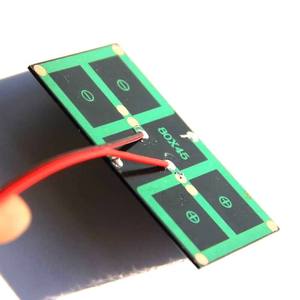 Sel Surya Polikristalin Kecil 80*45mm 0.5W 1V + Kabel Pengisi Daya Baterai Sistem Surya DIY untuk Panel Lampu LED Tenaga Surya - Product Image 5