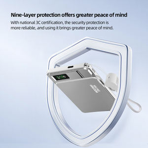 Banque d'alimentation sans fil avec écran TFT F28L, technologie de charge magnétique rapide 15W et fonctionnalités avancées, 5000 mAh - Product Image 4