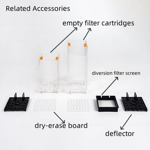 Özel Siyah Dikdörtgen Cam Akvaryum <span class=keywords><strong>Tank</strong></span>ı 6mm Kalınlığında Çift Filtrasyonlu Alt Dolaplar 60L 65L Çevre Dostu Lüks Şık - Product Image 6