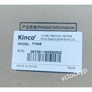 1 ชิ้น ยี่ห้อใหม่ Kinco F104E หน้าจอสัมผัส จัดส่งด่วน FedEx หรือ DHL - Product Image 1