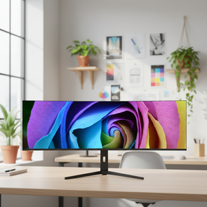Écran LCD compétitif pour jeux en entreprise Moniteur d'<span class=keywords><strong>ordinateur</strong></span> de bureau <span class=keywords><strong>40</strong></span> <span class=keywords><strong>pouces</strong></span> Écran incurvé Moniteur d'<span class=keywords><strong>ordinateur</strong></span> sans cadre - Product Image 1
