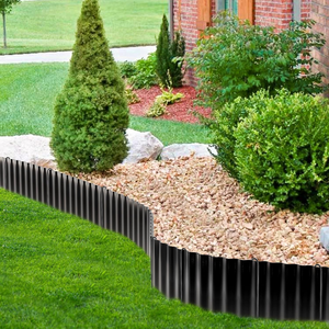 Wavy Design Galvanized Steel Lawn Edging Durable Metal <b>Edge</b> for Residential Landscape - Product Image 2
