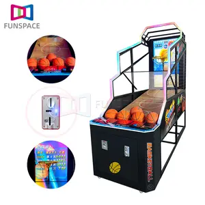 Großhandel Günstige 55-Zoll-Bildschirm Arcade Shoot Basketball Münze betrieben Arcade-Videospiele Maschine