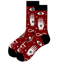 Vente al por mayor nueva llegada de algodón de los hombres de la serie de dibujos animados patrón de colores calcetines divertidos cómodos Resident Evil Happy Crew Calcetines