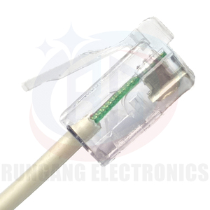 RG RJ9 RJ12 RJ45 Male <strong>Connector</strong> 2-<strong>Core</strong> Modular <strong>Plug</strong> 6P6C 6P4C <strong>RJ11</strong> Cat3 Telephone Splitter Ethernet <strong>Connector</strong> - Product Image 4