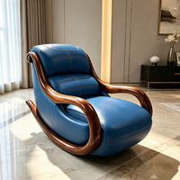 Meubles sur mesure fabriqués à l'usine de Foshan |   Nouveau fauteuil inclinable de style chinois en bois de zèbre