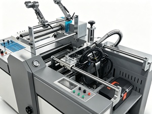 ZDFM-760 Plastifieuse thermique automatique haute performance de 760 mm à chauffage hydraulique, robuste, pour un laminage sans bulles - Product Image 4