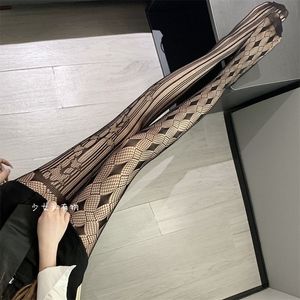 Custom Asymmetrical Fishnet Stockings For Women 15D Thin Diamond Pattern Openwork Pantyhose Youth Fashion - Product Image 1