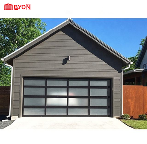 <span class=keywords><strong>Porte</strong></span> de <span class=keywords><strong>garage</strong></span> sectionnelle horizontale inclinable résidentielle personnalisée la plus avantageuse, moderne, avec surface finie - Product Image 2