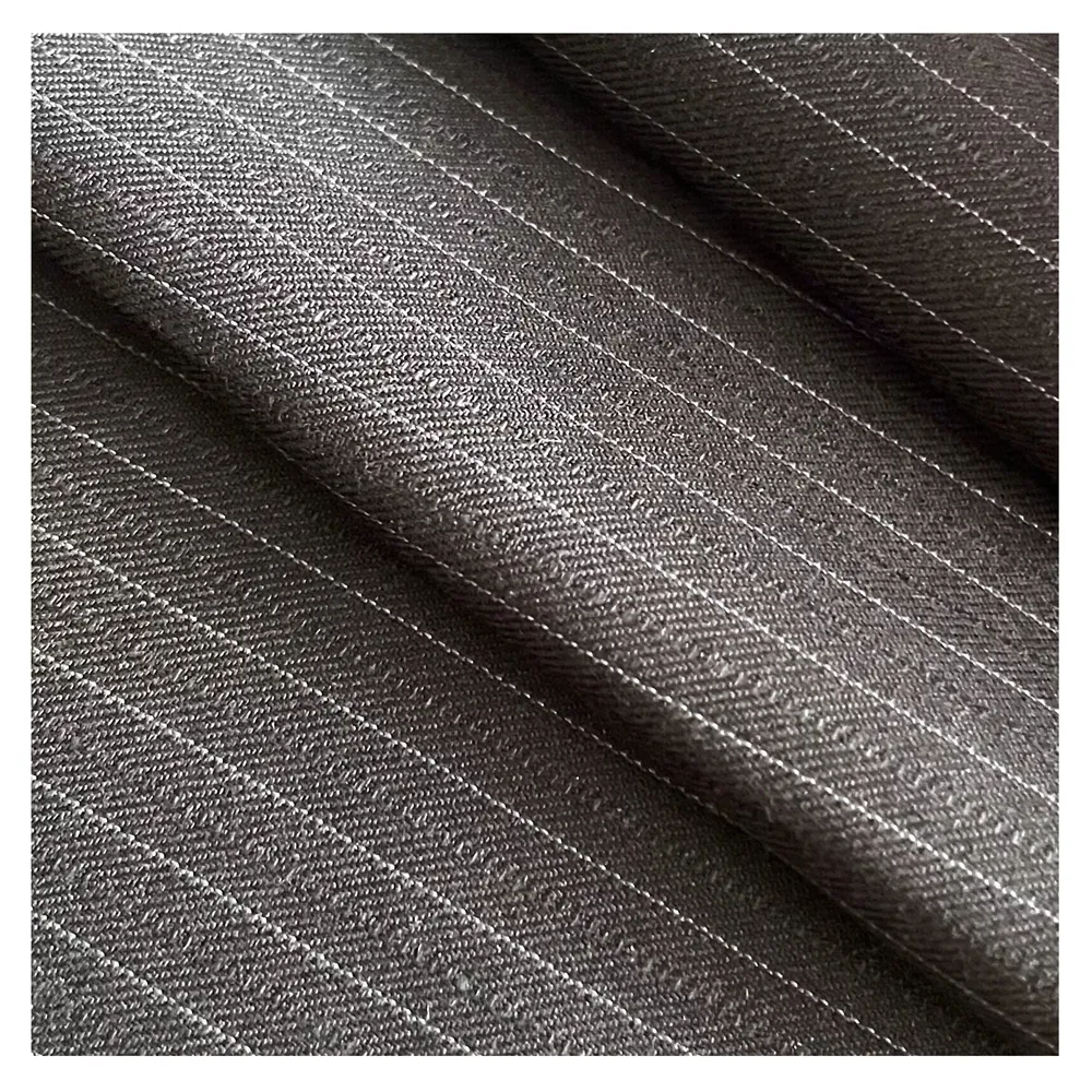Gewebt 70% Polyester 30% Rayon 200gsm TR Streifen Stoff Garn gefärbt für Anzug/Uniform/Kleid/Jacke Akzeptieren Sie kunden spezifische Farben günstigen Preis